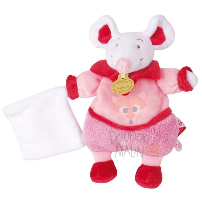  graines baby comforter mouse pink 